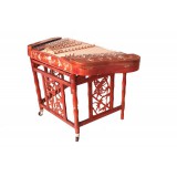 622L-AA精品花梨贝雕402蝶式扬琴