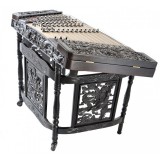 623F-A精品红木浮雕龙402扬琴