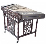 627L-A精品老红木贝雕402扬琴