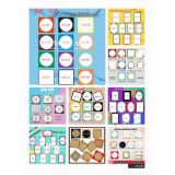 古风纸，边框绘画卡纸