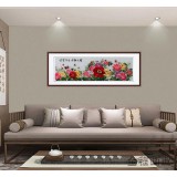 透纱立体绣——90*230大匾