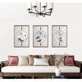 透纱立体绣——60*80三联画