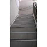 医院楼梯踏步铺装效果