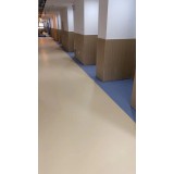 某医院塑胶地板最终铺装效果