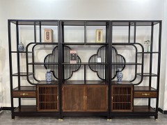 梅花三组合博古架